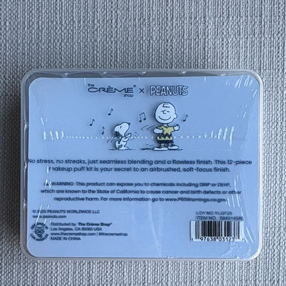 Peanuts Mini Puffs Set by The Crème Shop